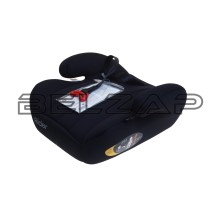 Подушка авт.детская БУСТЕР 15-36кг (II-III) 3-12лет total black Rider, 4690624193699, HAPPY BABY
